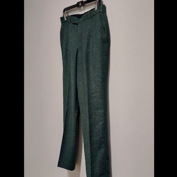 Studio Suits Haberdasher Green Tweed Suit Pants, Size: 32 Reg. - Picture 4 of 9